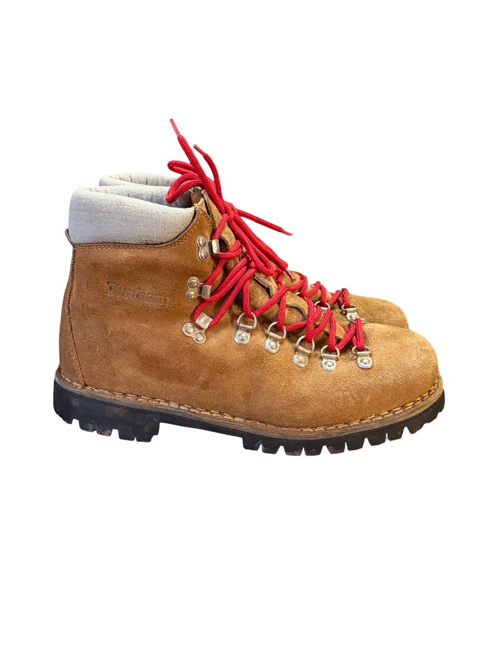 Dunham Vintage Suede Hiking Boots Vibram Sole Made in Italy Men’s Size 10.5 RARE